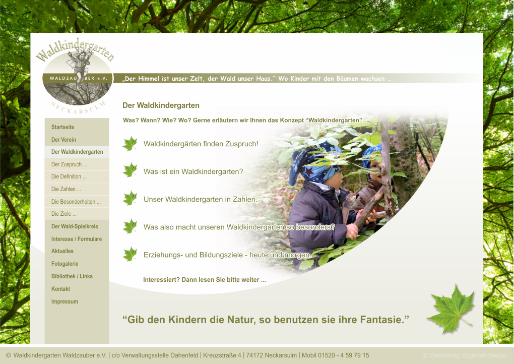 Der Waldkindergarten 2021-06